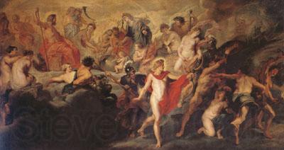 Peter Paul Rubens The Council of the Gods (mk05) France oil painting art